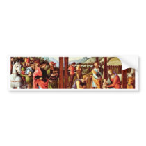 Adoration Of The Magi By Perugino Pietro Bumper Sticker
