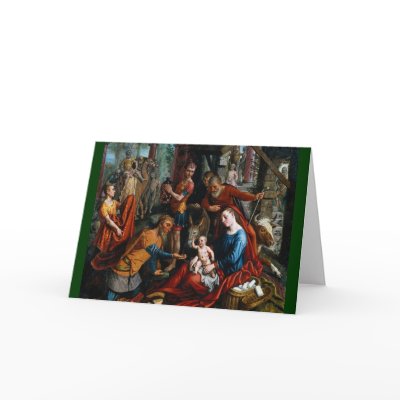 Adoration of the Magi Christmas Card by cowboyannie