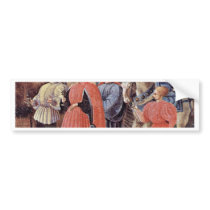 Adoration Of The Magi Detail By Uccello Paolo Bumper Stickers