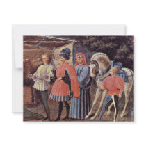 Adoration Of The Magi Detail By Uccello Paolo Invitation