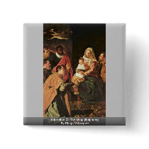 Adoration Of The Magi (Epiphany) Button
