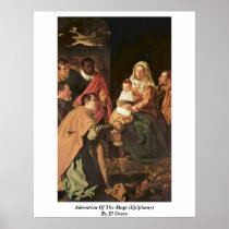 Adoration Of The Magi (Epiphany) By El Greco Posters