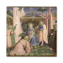 Adoration of the Magi, from the predella Refrigerator Magnet