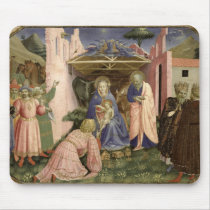 Adoration of the Magi, from the predella Mouse Pads