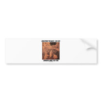 Adoration Of The Magi (Leonardo da Vinci) Bumper Sticker