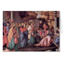 Adoration Of The Magi (London) By Botticelli Card