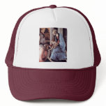 Adoration Of The Magi (London) Detail By Botticell Trucker Hat