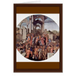 Adoration Of The Magi (London) Tondo By Botticelli Greeting Cards