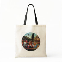 Adoration Of The Magi, Tondo By Domenico Veneziano Tote Bag