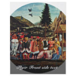 Adoration Of The Magi, Tondo By Domenico Veneziano Flyer Design