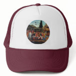 Adoration Of The Magi, Tondo By Domenico Veneziano Trucker Hats