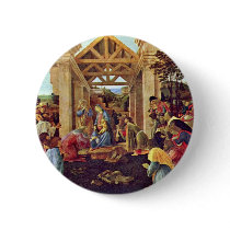 Adoration Of The Magi (Washington) By Botticelli Button