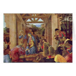Adoration of the Magi (Washington) by Botticelli Card
