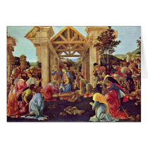 Adoration Of The Magi (Washington) By Botticelli Card