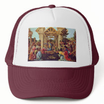 Adoration Of The Magi (Washington) By Botticelli Mesh Hats