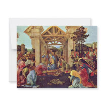Adoration Of The Magi (Washington) By Botticelli Personalized Announcement
