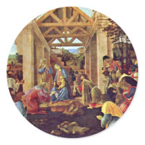Adoration Of The Magi (Washington) By Botticelli Sticker