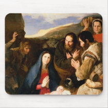 Adoration of the Shepherds, 1650 Mousepads