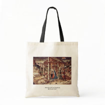 Adoration Of The Shepherds By Crivelli Carlo Canvas Bag