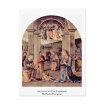 Adoration Of The Shepherds By Pietro Perugino Postcards