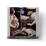 Adoration Of The Shepherds Detail By Guido Reni Buttons