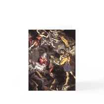 Adoration of the Shepherds - El Greco Greeting Card