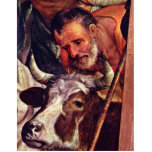 Adoration Of The Shepherds [Fragment].,  By Pieter Acrylic Cut Out