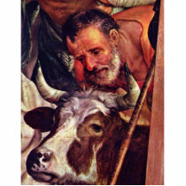 Adoration Of The Shepherds [Fragment].,  By Pieter Acrylic Cut Out