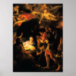 Adoration of the Shepherds Nativity Poster posters