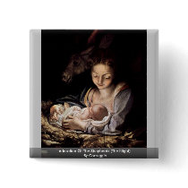 Adoration Of The Shepherds (The Night) Pin