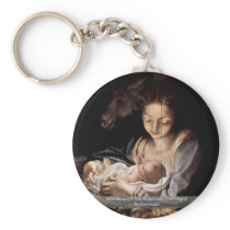 Adoration Of The Shepherds (The Night) Keychain