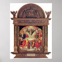 Adoration of the Trinity by Albrecht Durer Poster