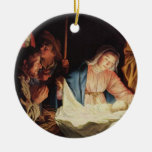 Adoring Shepherds by von Honthorst Christmas Ornaments