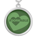 Adorkable funny humour jewelry