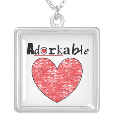 adorkable heart neacklace necklaces by KryanArt