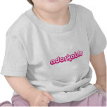 Adorkable (pink) tee shirts