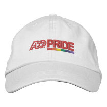 ADP Pride Adjustable Cap – White Embroidered Baseball Caps
