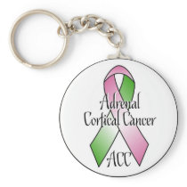 Adrenal Cortical Cancer Keychain