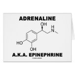 Adrenaline A.K.A. Epinephrine (Chemistry) Cards