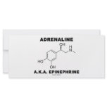 Adrenaline A.K.A. Epinephrine (Chemistry) Rack Card Design