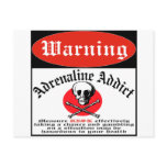 Adrenaline Addict Post Cards