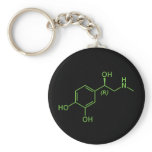 Adrenaline Molecule Keychain