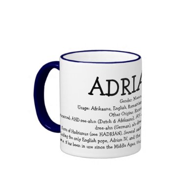 ADRIAAN COFFEE MUG by lizthegreat