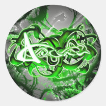Adrian Round Stickers