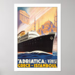 Adriatica Line (white) Print
