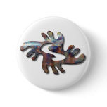 Adrinka-peace-copper Pinback Buttons