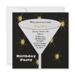 Adult BIrthday Party Invitations - Birthday Toast