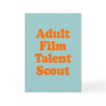 ADULT FILM TALENT SCOUT