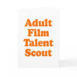 ADULT FILM TALENT SCOUT