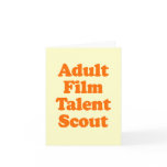 ADULT FILM TALENT SCOUT